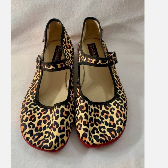 Hot Chocolate Design Chocolaticas Mary Jane Flats Leopard Print Women EU 38 US 8 - Picture 1 of 6